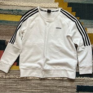 Adidas White Womens Sweatshirt